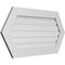 Ekena Millwork Half Round Surface Mount PVC Gable Vent: Functional, w/ 3-1/2"W x 1"P Standard Frame, 42"W x 21"H GVPHR42X2101SF - alternate 4